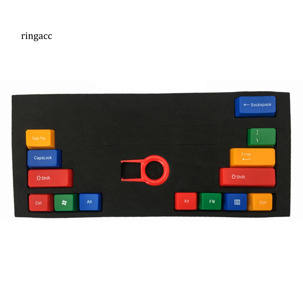 Bộ 14 Nút Bàn Phím Cơ Thay Thế Bằng Nhựa ABS Trong Suốt Nhiều Màu Sắc