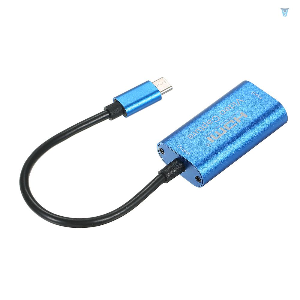 Thẻ Ghi Video HD Đầu Vào 4K 1080P Bằng Hợp Kim Nhôm Cỡ Nhỏ Vỏ Rộng Siêu Bền