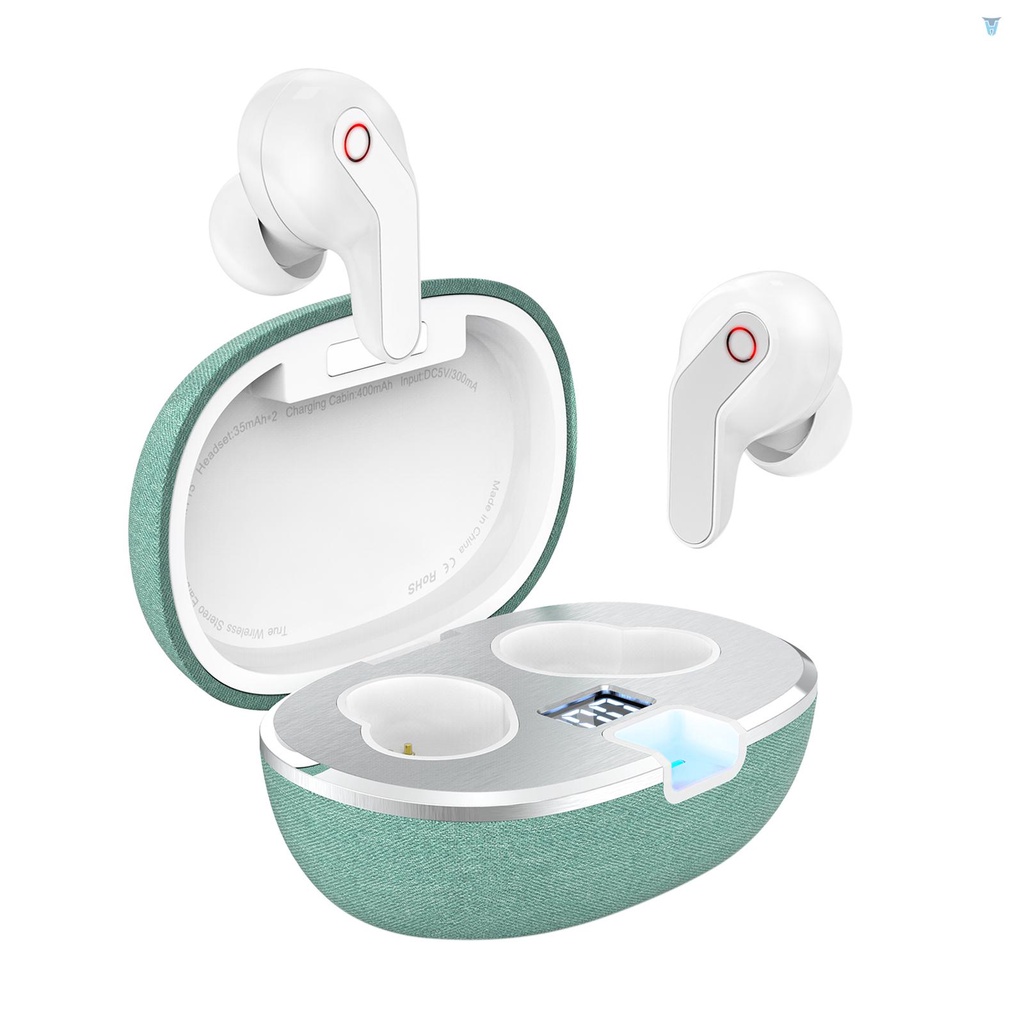 Tai Nghe Nhét Trong T15 TWS Bluetooth 5.0 Không Dây Điều Khiển Cảm Ứng Chống Thấm Nước IPX5 Tích Hợp Mic Pin Sạc 400mAh