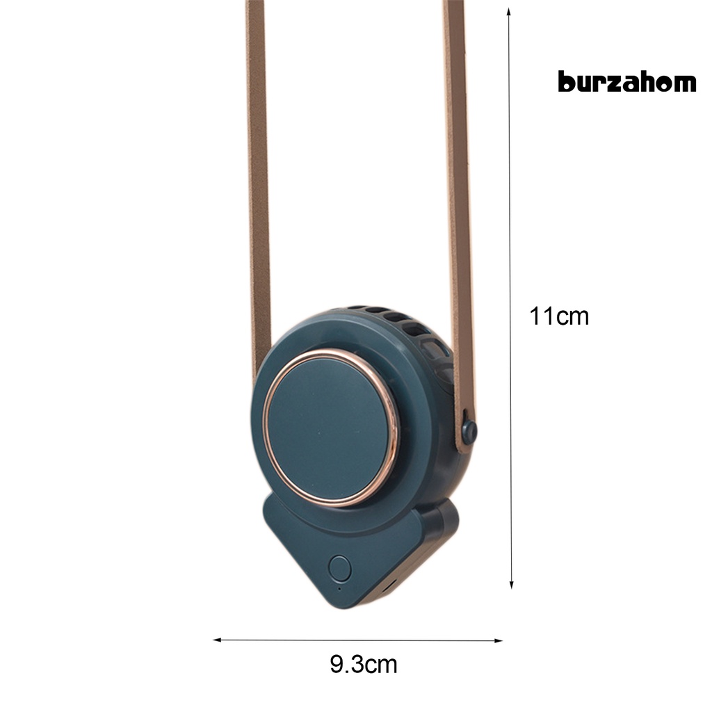 Quạt Mini 3 Tốc Độ Gió Kèm Dây Đeo Cổ Thiết Kế Nhỏ Gọn Tiện Dụng Cho Gia Đình