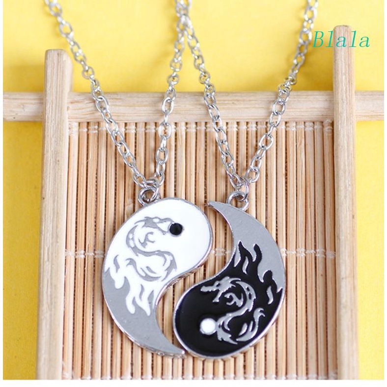 Set Vòng cổ Mặt Hình Rồng Blala Yin Yang Gossip Cho Cặp Đôi