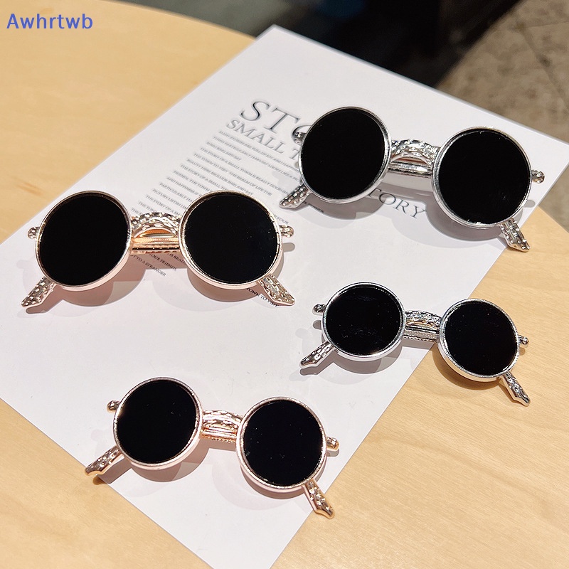 Kẹp Tóc Hình Mắt Kính Bằng Kim Loại Sáng Tạo Cho Nữ Mới