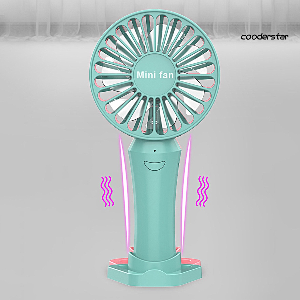 1 Bộ Quạt Làm Mát Cầm Tay Có Thể Điều Chỉnh Chế Độ Gió Mạnh Không Ồn Sử Dụng Hàng Ngày