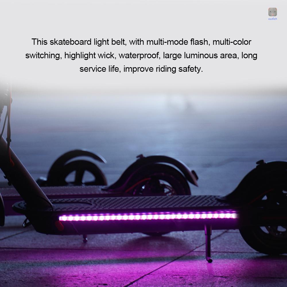 Dải Đèn Led M365 Nhiều Màu Chống Thấm Nước Trang Trí Khung Gầm Xe Scooter