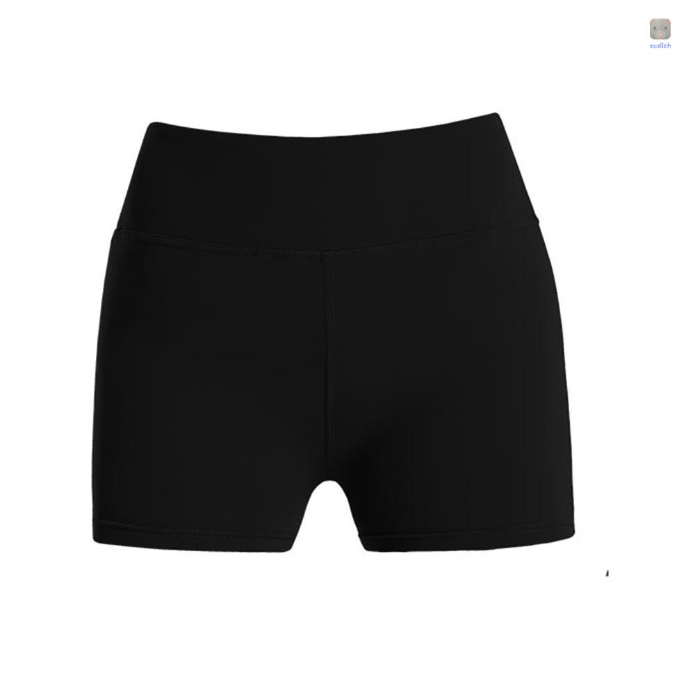 Quần Short Thể Thao Lưng Cao Ôm Dáng Co Giãn Thoáng Khí Nhanh Khô Thời Trang Cho Nữ