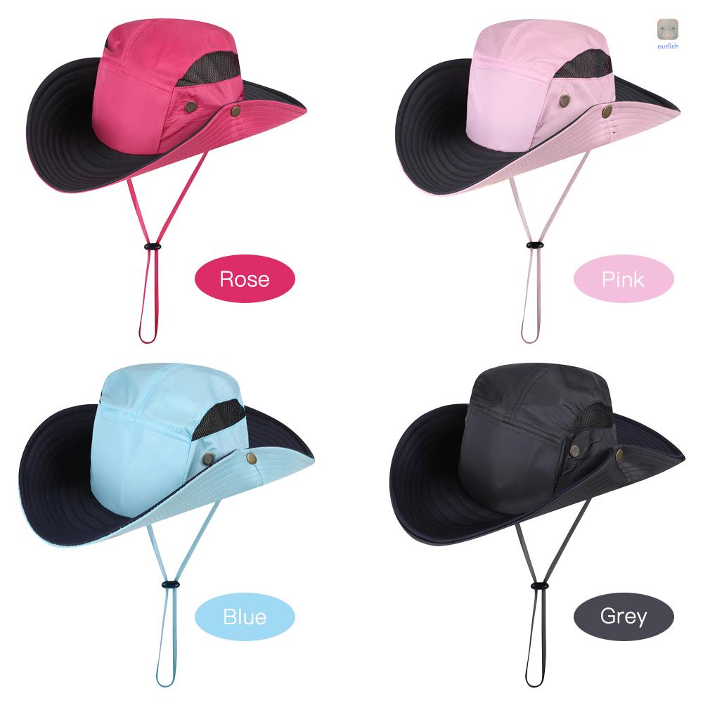 Mũ Rộng Vành Chống Nắng Kèm Tấm Che Cổ Tiện Dụng Mang Theo Du Lịch / Cắm Trại / Câu Cá