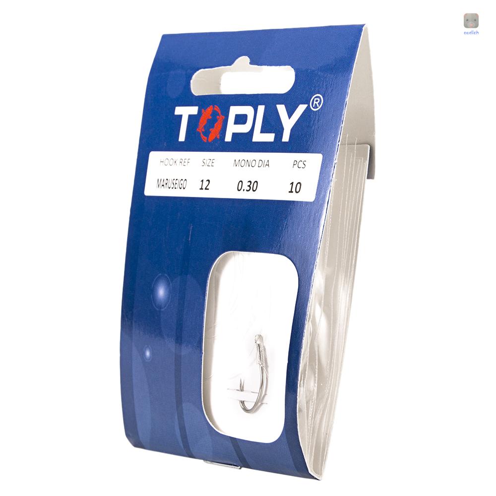 Set 10 Lưỡi Câu Cá Bằng Thép Cacbon