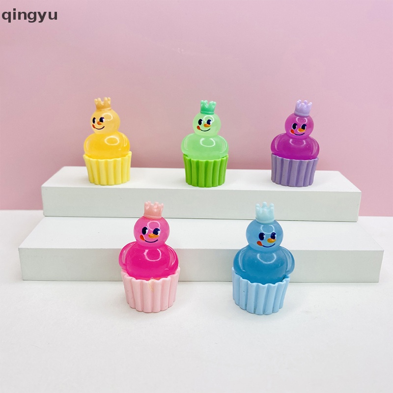 Bộ 2 Ly Mini Họa Tiết Hoạt Hình Vua Tuyết Dạ Quang Trang Trí Xe Hơi