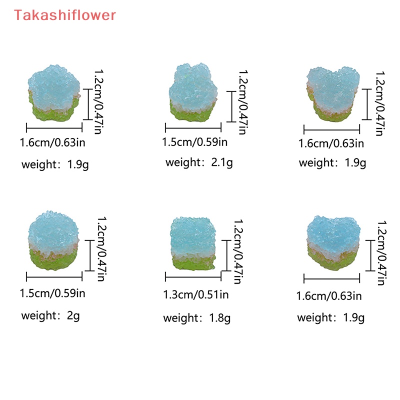 Bộ 5 Đồ trang trí Kẹo Mưa Mini Phát Quang Dùng Trang Trí Xe Hơi