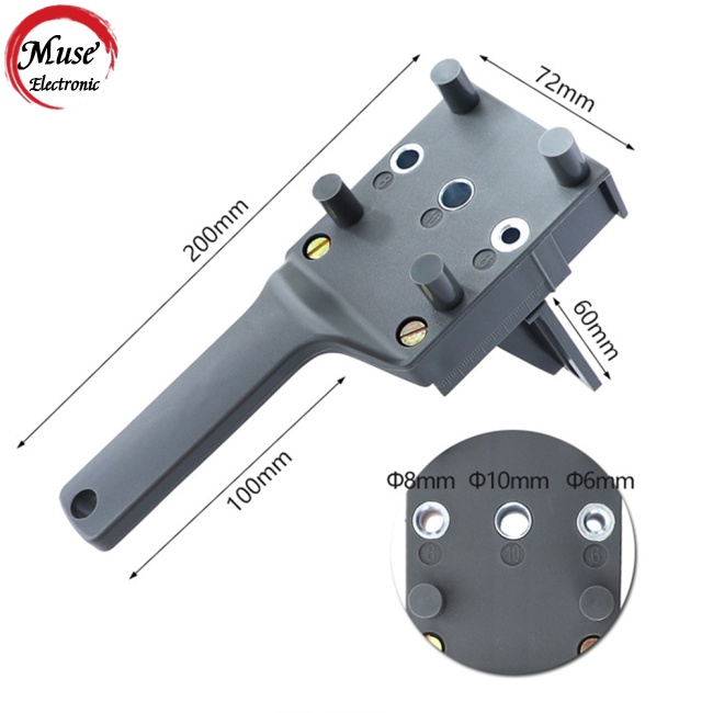 Bộ Mũi Khoan Đục Lỗ 6 / 8 / 10mm Chuyên Dụng Làm Mộc