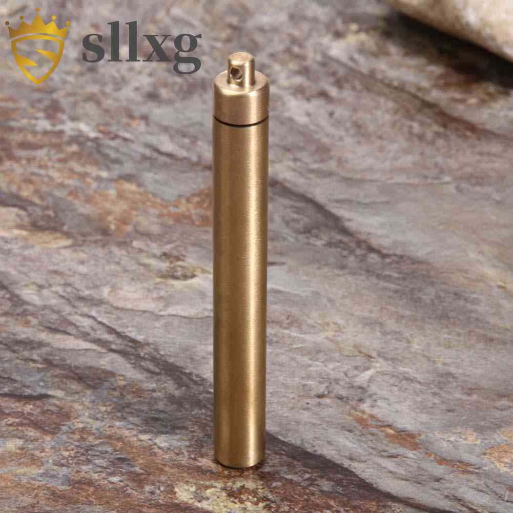 Móc Khóa Lọ Đựng Tăm Xỉa Răng Mini Bằng Hợp Kim Chống Nước