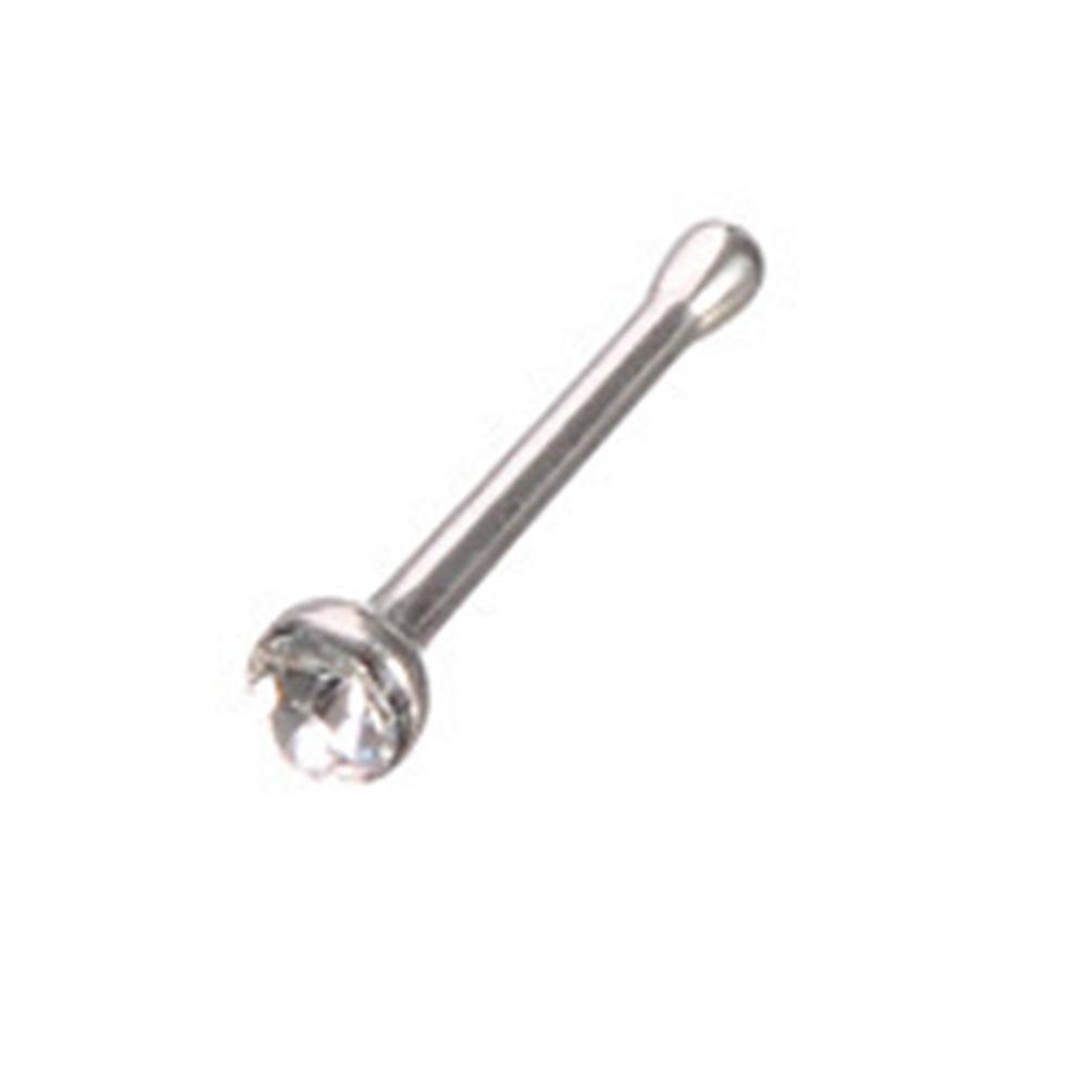 Khuyên Mũi Đính Đá Chất Liệu Thép Không Gỉ N8B7