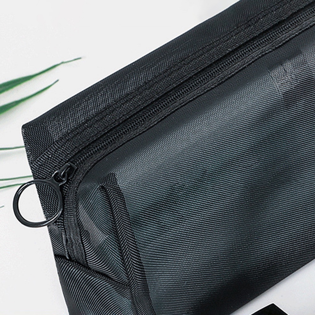 Wishmart.tw Túi Đựng Mỹ Phẩm Son Môi Bút Chì Kẻ Lông Mày Cầm Tay Thoáng Khí