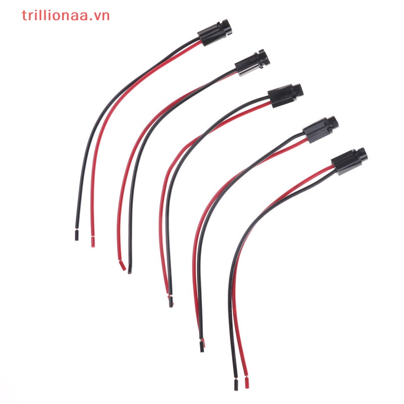 Bộ 5 Đuôi Đèn LED T5 Có Dây Chuyên Dụng Cho Xe Hơi