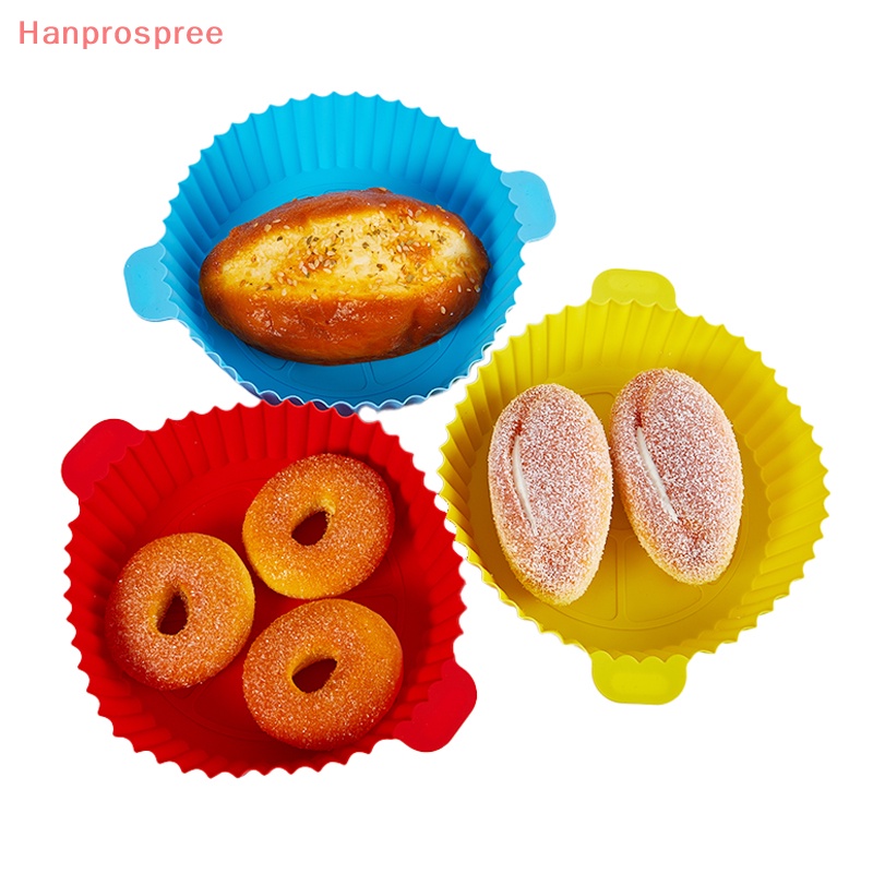 Hanprospree > Rổ Chiên Không Khí Bằng Silicon Hình Tròn Có Thể Tái Sử Dụng Cho Nhà Bếp