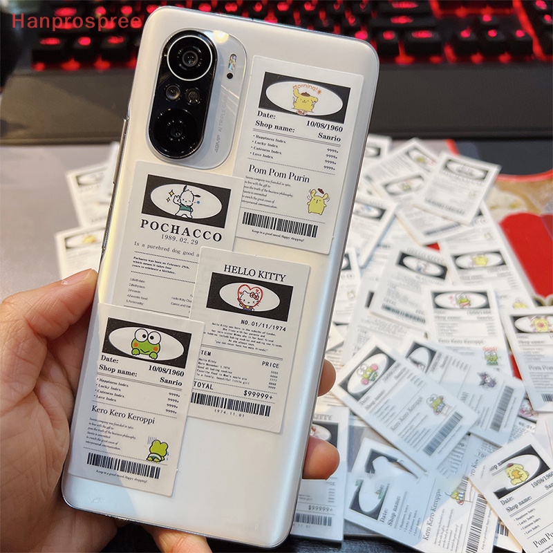 Bộ 65 Miếng Dán Trang Trí Sổ Tay Chống Thấm Nước Họa Tiết Vé Máy Bay Hoạt Hình Dễ Thương DIY