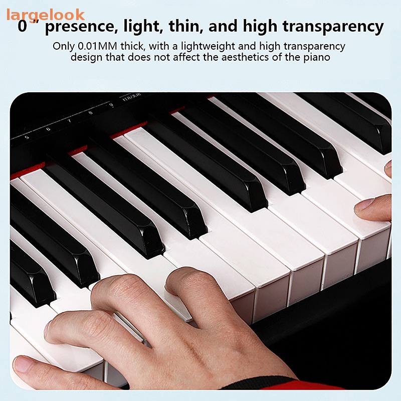 Miếng Dán Phím Đàn Piano Trong Suốt Dành Cho Trẻ Em Và Người Lớn
