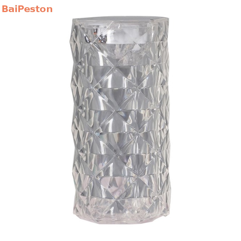 [BaiPeston] Đèn LED Pha Lê Cảm Ứng Ánh Sáng Vàng Phong Cách Bắc Âu Trang Trí Phòng Khách / Phòng Ngủ / Khách Sạn
