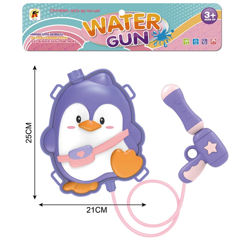 Súng Nước Đồ Chơi Trẻ Em Phong Cách Mới Đi Biển Mùa Hè Sức Chứa Lớn Kéo Balo Bán Sỉ