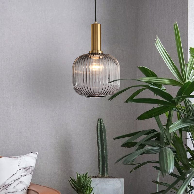 Mặt Dây Đèn Trần Bằng Thủy Tinh Một Đầu Sáng Tạo Phong Cách Bắc Âu Cho Nhà Hàng & * *