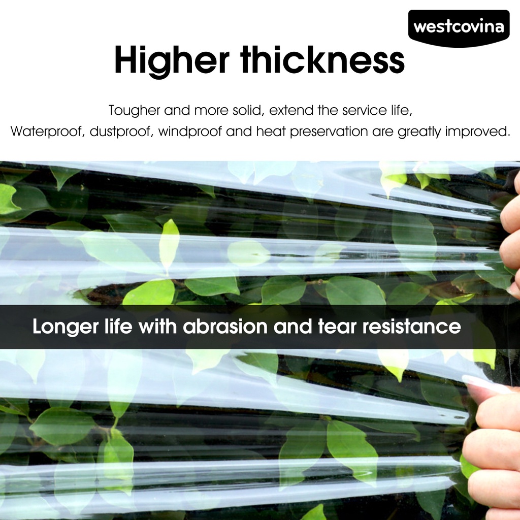 [COD]☁Vỏ Bọc Cây Trồng Tarpaulin Bằng PVC Dày Trong Suốt Độ Bền Cao Chống Ăn Mòn