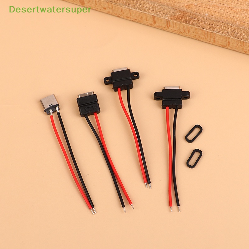 Cổng Sạc Nhanh Type C 2 Chấu Chống Thấm Nước Tiện Lợi