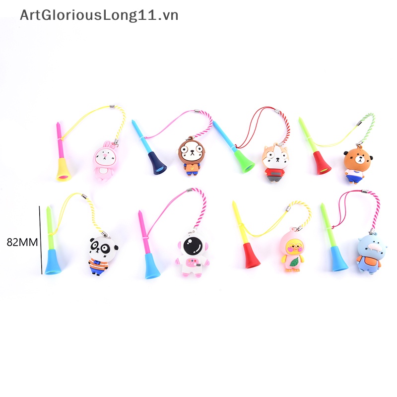 1 Chiếc Tee Cao Su Gắn Bóng Golf Chống Mất Họa Tiết Hoạt Hình