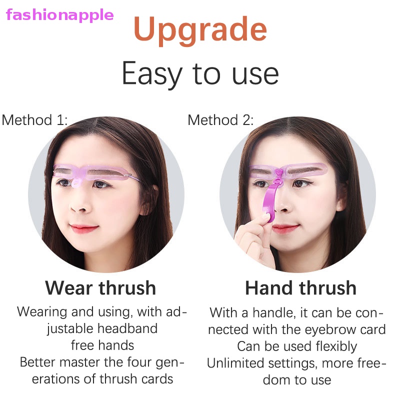 Khuôn Vẽ Lông Mày 8 Kiểu Tái Sử Dụng Tiện Lợi