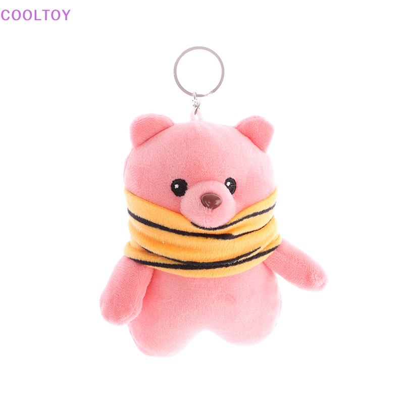 Móc Khóa Hình Gấu Nhồi Bông 12cm Dễ Thương