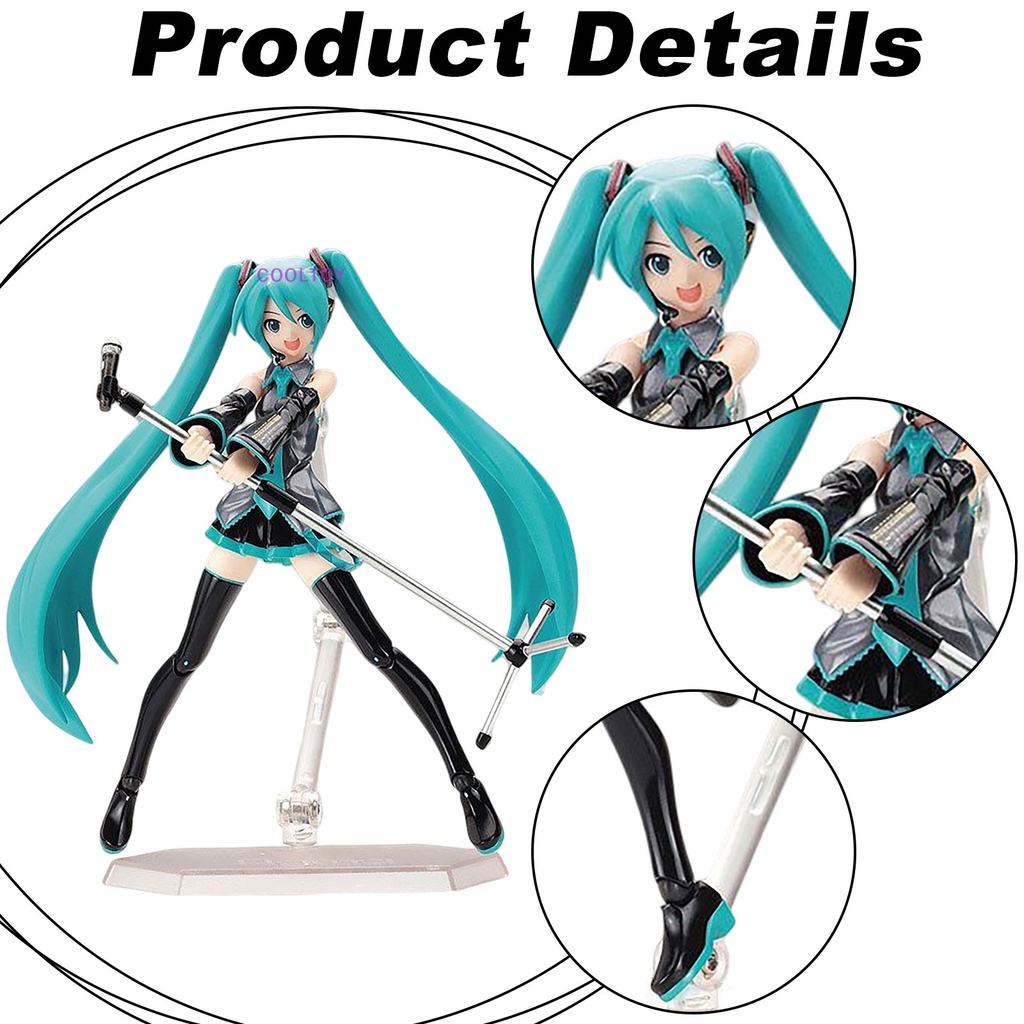 Cooltoy Mô Hình Hatsune miku anime Hành Động Hóa Trang unisex Làm Quà Sinh Nhật Bán Chạy