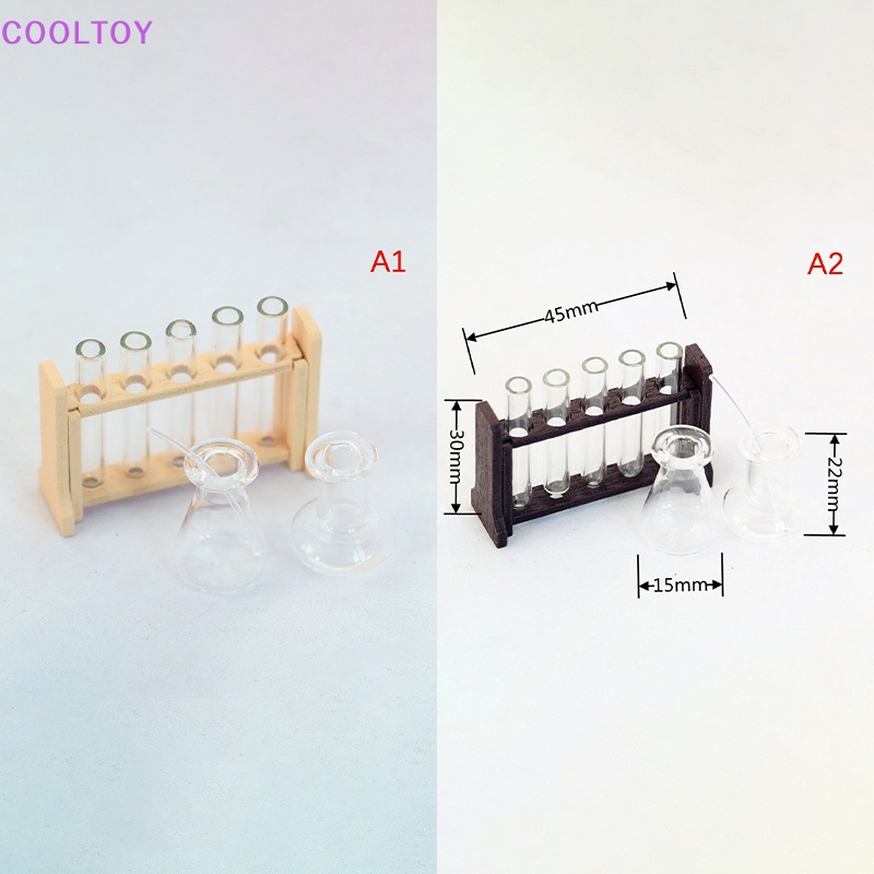 1 Bộ Ống Nghiệm Tỷ Lệ 1 / 12 Cho Nhà Búp Bê