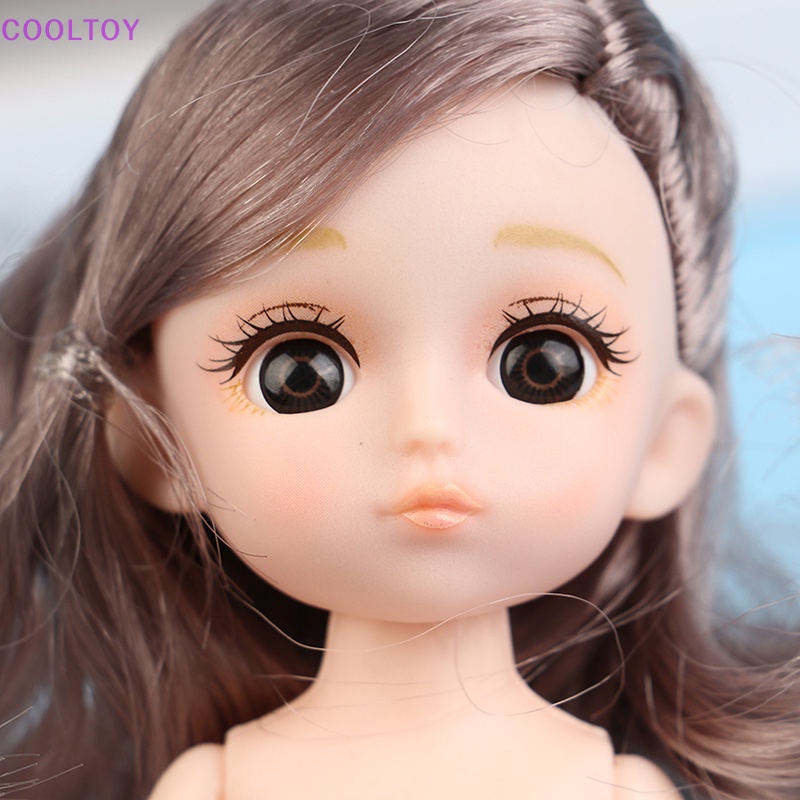 1 Mô Hình Cô Gái Tóc Xoăn 3D Cỡ Nhỏ Dễ Thương 1 / 12 17cm DIY