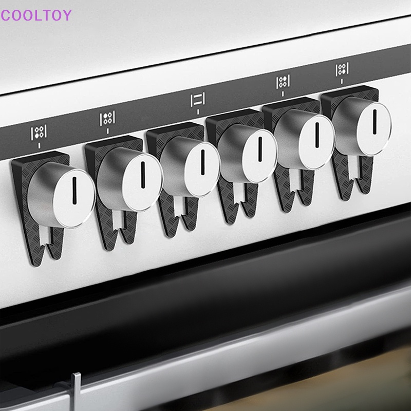 Cooltoy Set 8 Vỏ Bọc Núm Vặn Bếp Ga Bằng Silicone Nâng Cấp An Toàn Cho Trẻ Em