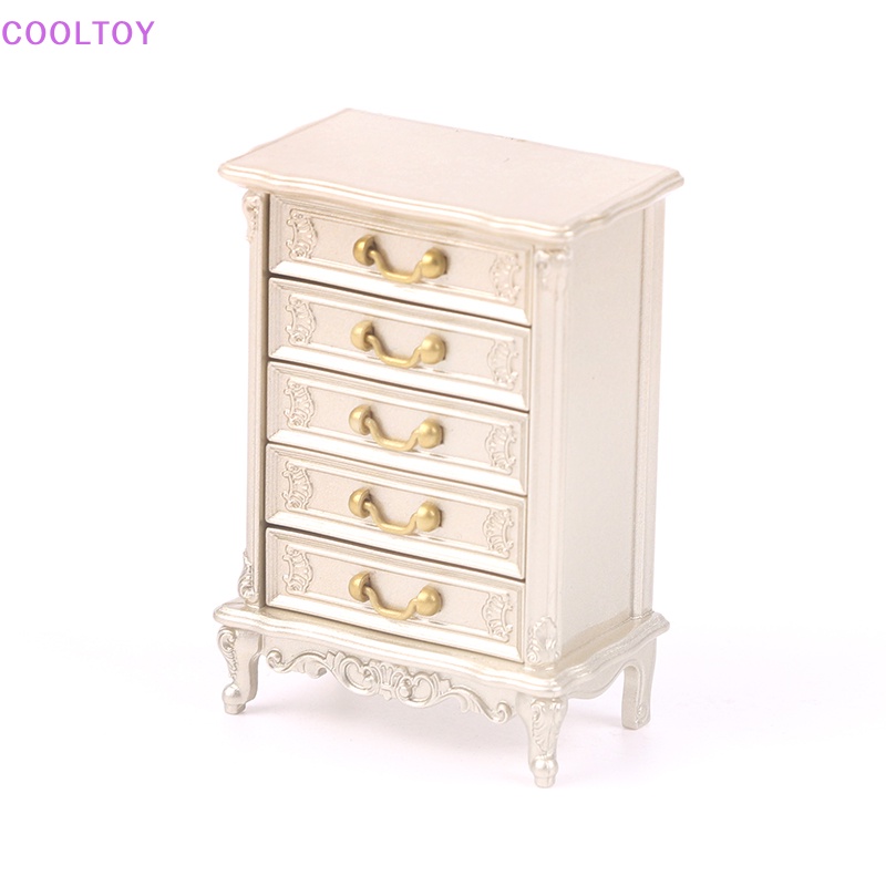 1 Mô Hình Ngăn Kéo Tủ Đầu Giường Tỉ Lệ 1 / 12 Trang Trí Nhà Búp Bê