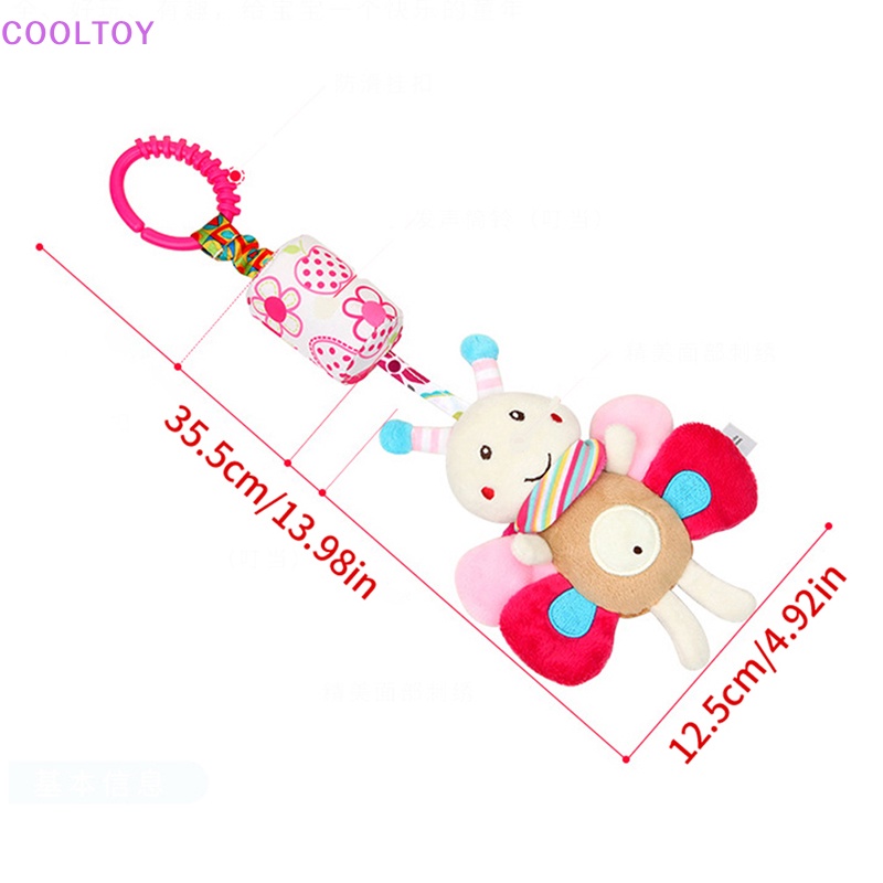 Cooltoy Đồ Chơi Treo Xe Đẩy Em Bé Hình Thú Hoạt Hình Nhồi Bông Chất Lượng