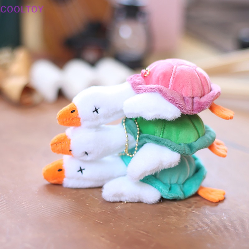 Móc Khóa Hình Ngỗng Trắng Nhồi Bông Dễ Thương