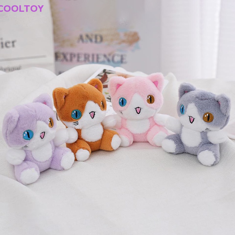 Cooltoy Đồ chơi nhồi bông Mắt Mèo Dichromatic Hoạt Hình Trang Trí Móc Khóa Xe Hơi / Túi Quà Tặng Bán Chạy