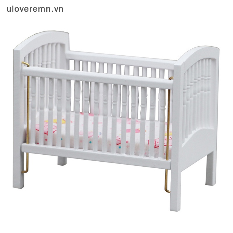 Giường Ngủ Mini Tỉ Lệ 1: 12 Dùng Để Trang Trí Nhà Búp Bê