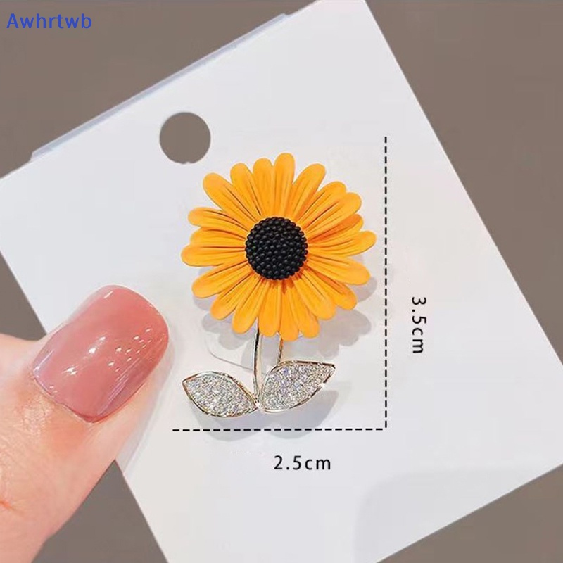 Trâm Cài Áo Hình Hoa Hướng Dương Sáng Tạo Dễ Thương Mới