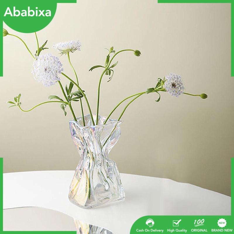 Lọ Hoa Thủy Tinh Trong Suốt Thiết Kế Tối Giản Dùng Trang Trí Tiệc