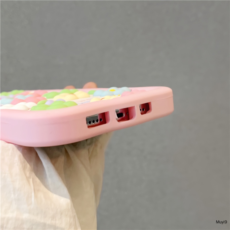 Ốp Điện Thoại Silicon Dẻo Họa Tiết Hoa Nhiều Màu Xinh Xắn Cho IPhone14ProMax 13ProMax IP12 Pro MAX / i11 IPhone14 / 13Pro