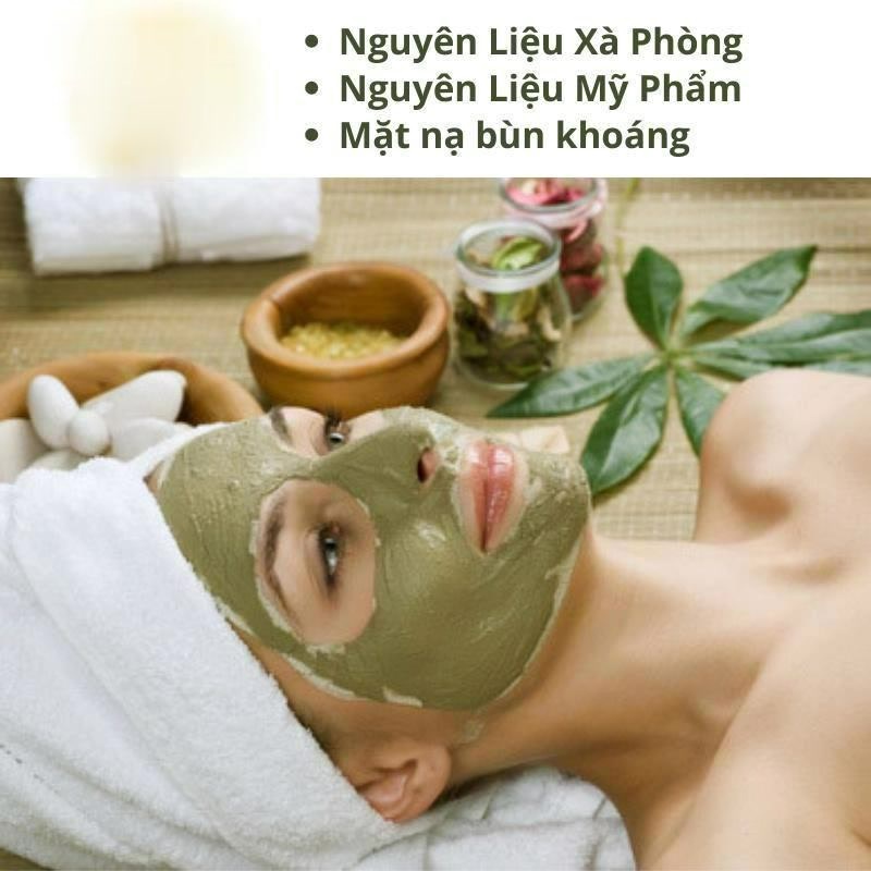 Bột Đất Sét bột Bùn Khoáng Xanh Pháp đắp mặt 100g