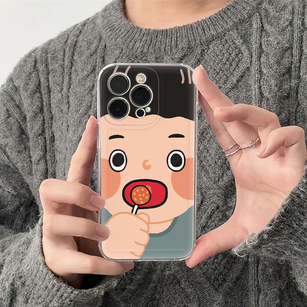 ✅Ốp Điện Thoại Mềm Chống Sốc Hình Kẹo Mút Cho Iphone1214pro13 6In 78max 11 Apple plus GT6A