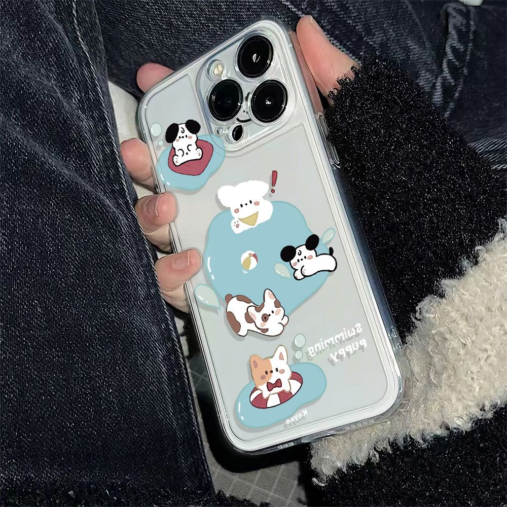 ✅Ốp Điện Thoại Dẻo Họa Tiết Chú Chó Dễ Thương Chống Sốc / Thấm Nước Cho Iphone Max6In Plus 1311127814Ốp Điện Thoại Thiết Kế Đẹp Mắt Cao Cấp Cho Yymx