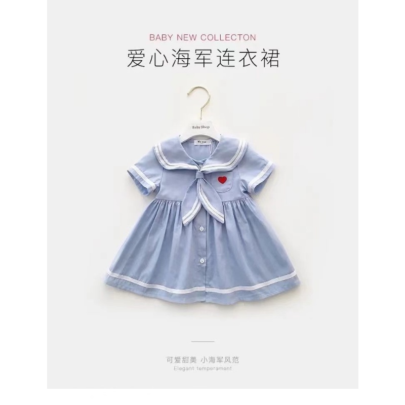 Đầm Công Chúa Nhỏ Bằng Vải Cotton Phong Cách Hàn Quốc Thời Trang Mùa Hè Dành Cho Bé Gái