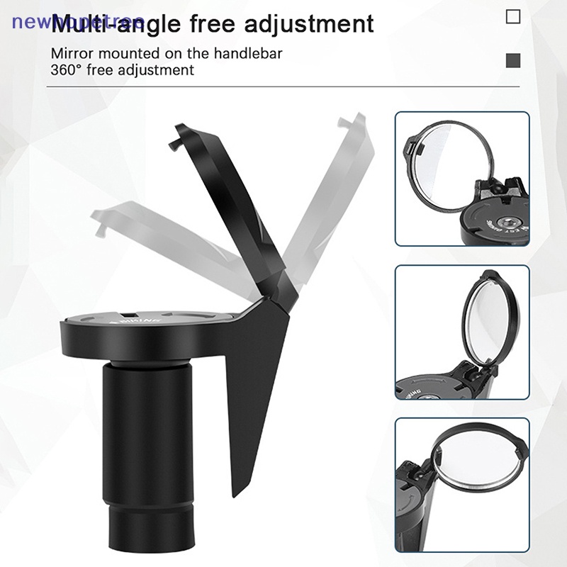 Gương Cầu Lồi Gắn Tay Lái Xe Đạp Bên Trái / Phải Bằng Acrylic Phản Quang Thông Dụng