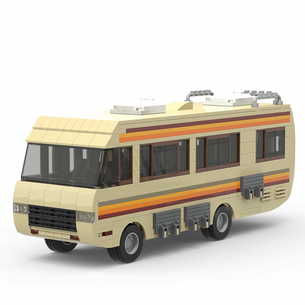 Set 657 Tấm Giấy 100% Tương Thích Với LEGO MOC-20606 Breaking Bad RV Chất Lượng Cao