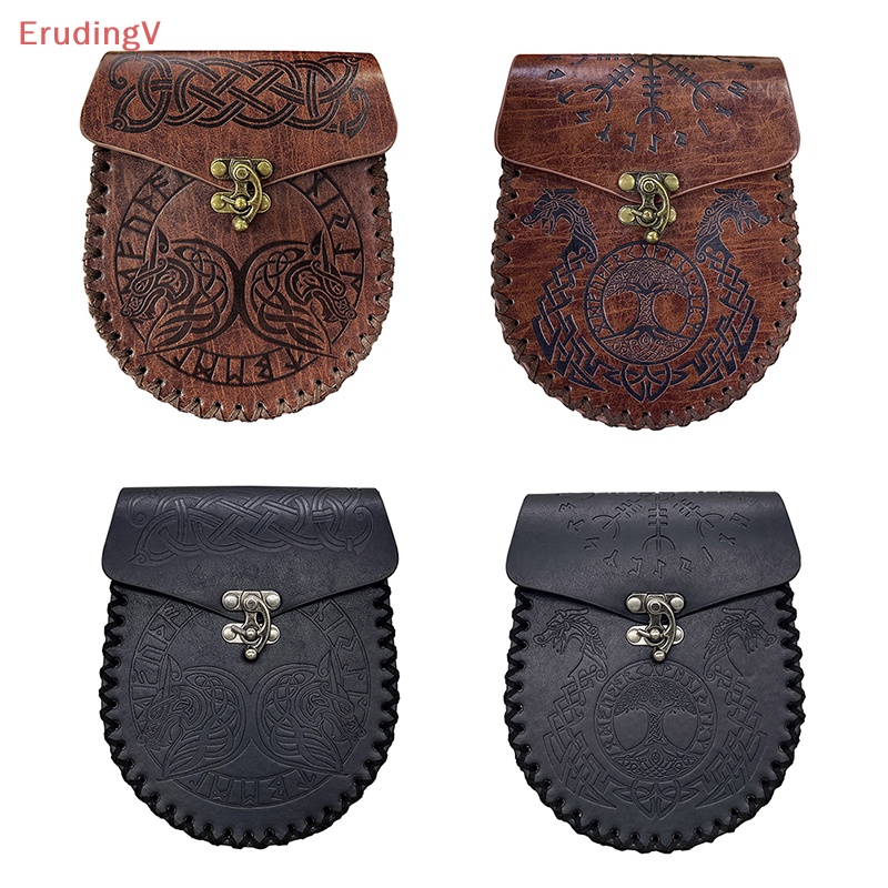 [ErudingV] Túi Da Đựng Tiền Phong Cách Thời Trung Cổ [Mới]