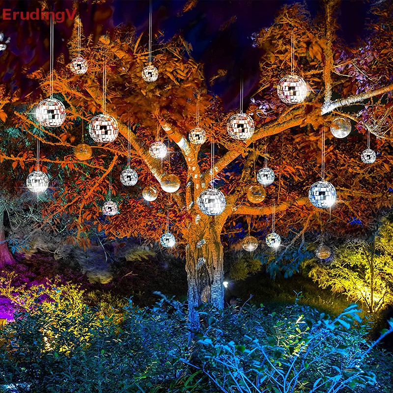 1 Bộ Bóng Gương 2-5cm Treo Trang Trí Cây Thông Giáng Sinh