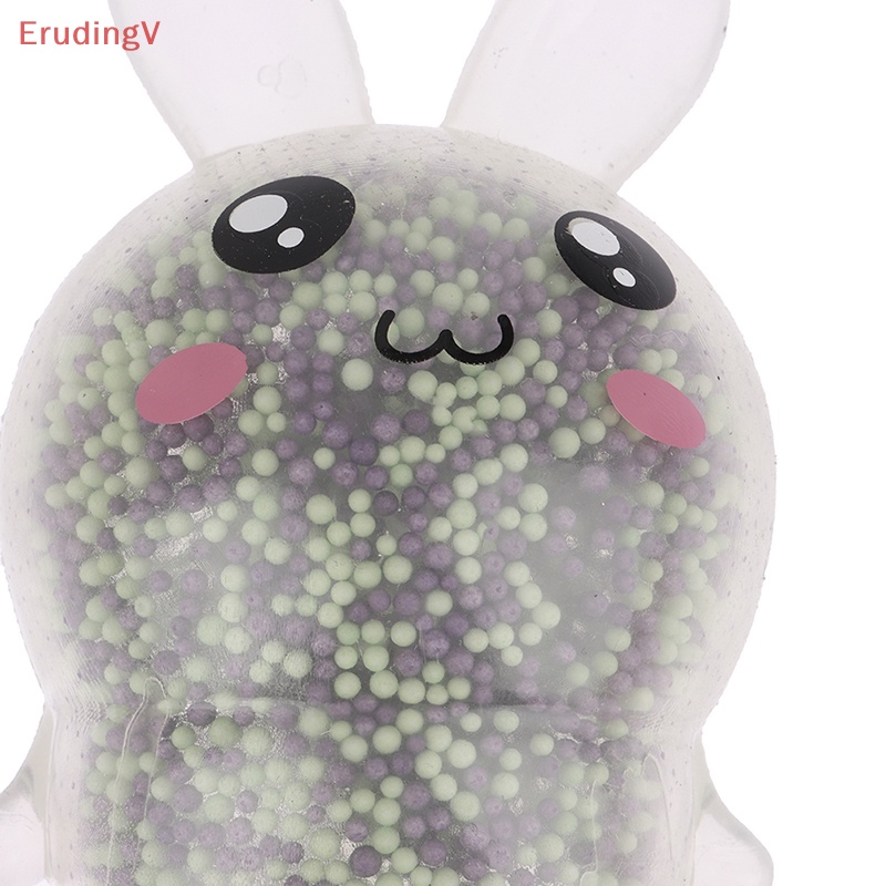 [ErudingV] 1 Đồ Chơi Bóng Bóp Hình Thỏ Phát Sáng [Mới]